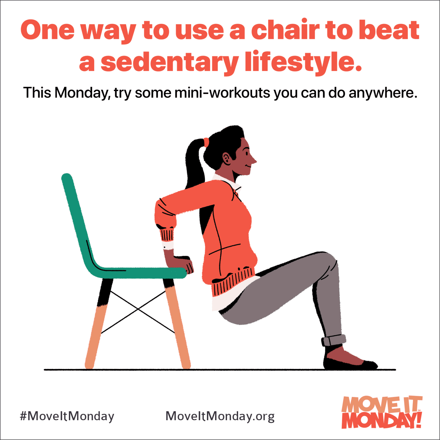 MoveitMonday reduce sedentary lifestyle and move more for ...
