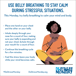 Practice Belly Breathing To Reduce Stress This Destress Monday