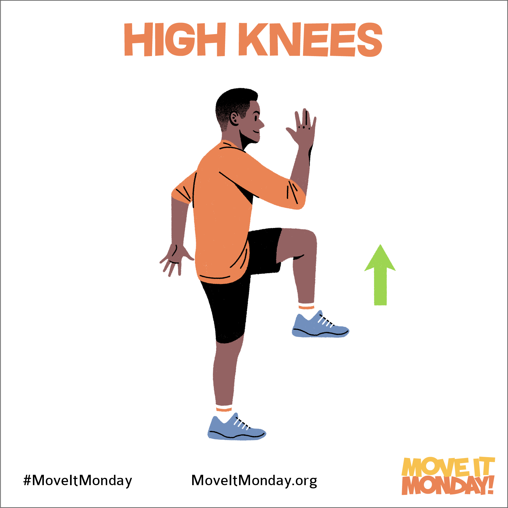 how to do high knees