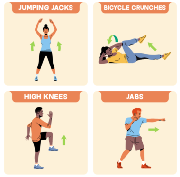 Fitness Challenges – Bicycle Crunches - The Monday Campaigns