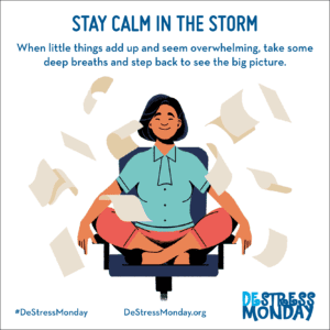 Stay Calm in the Storm with These Tactics - DeStress Monday