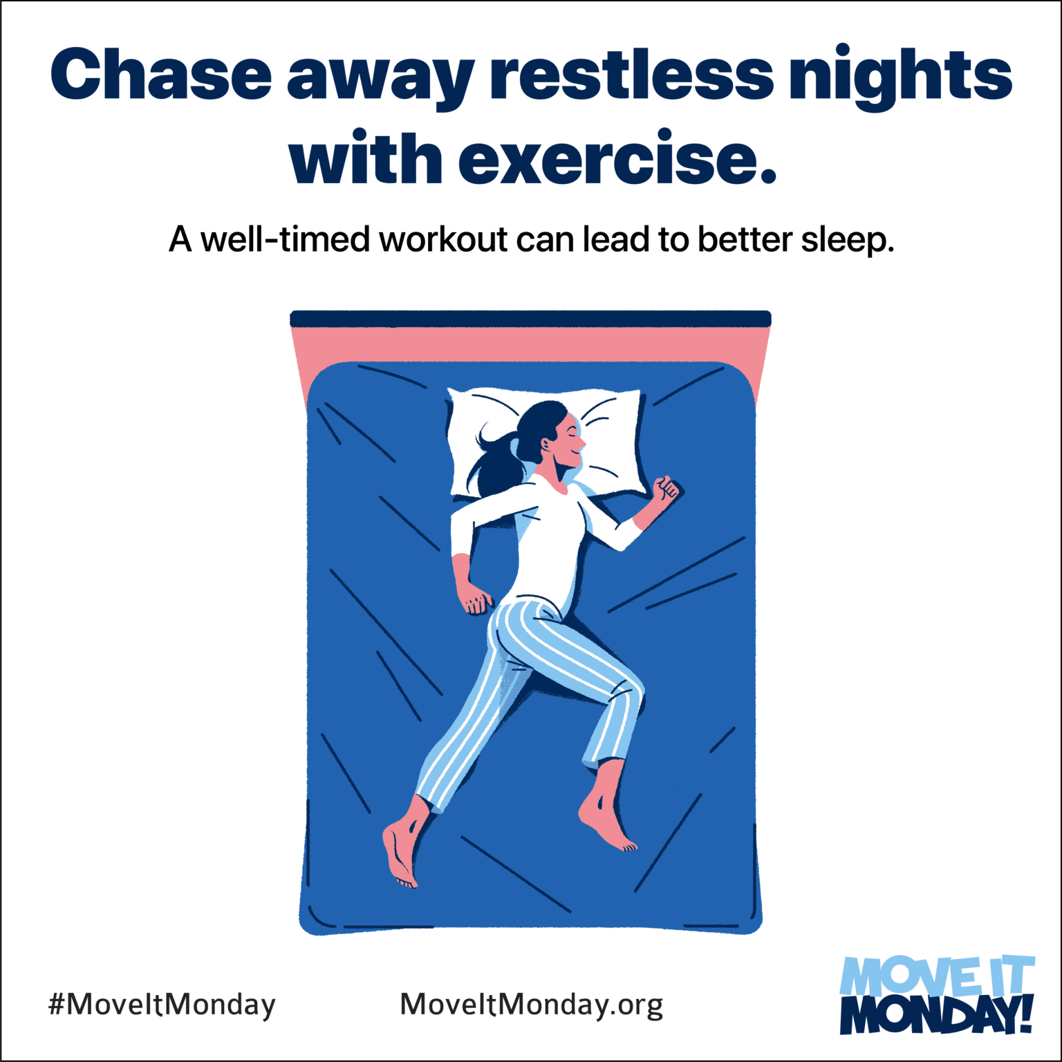 Exercise your way to a restful night's sleep - Move It Monday