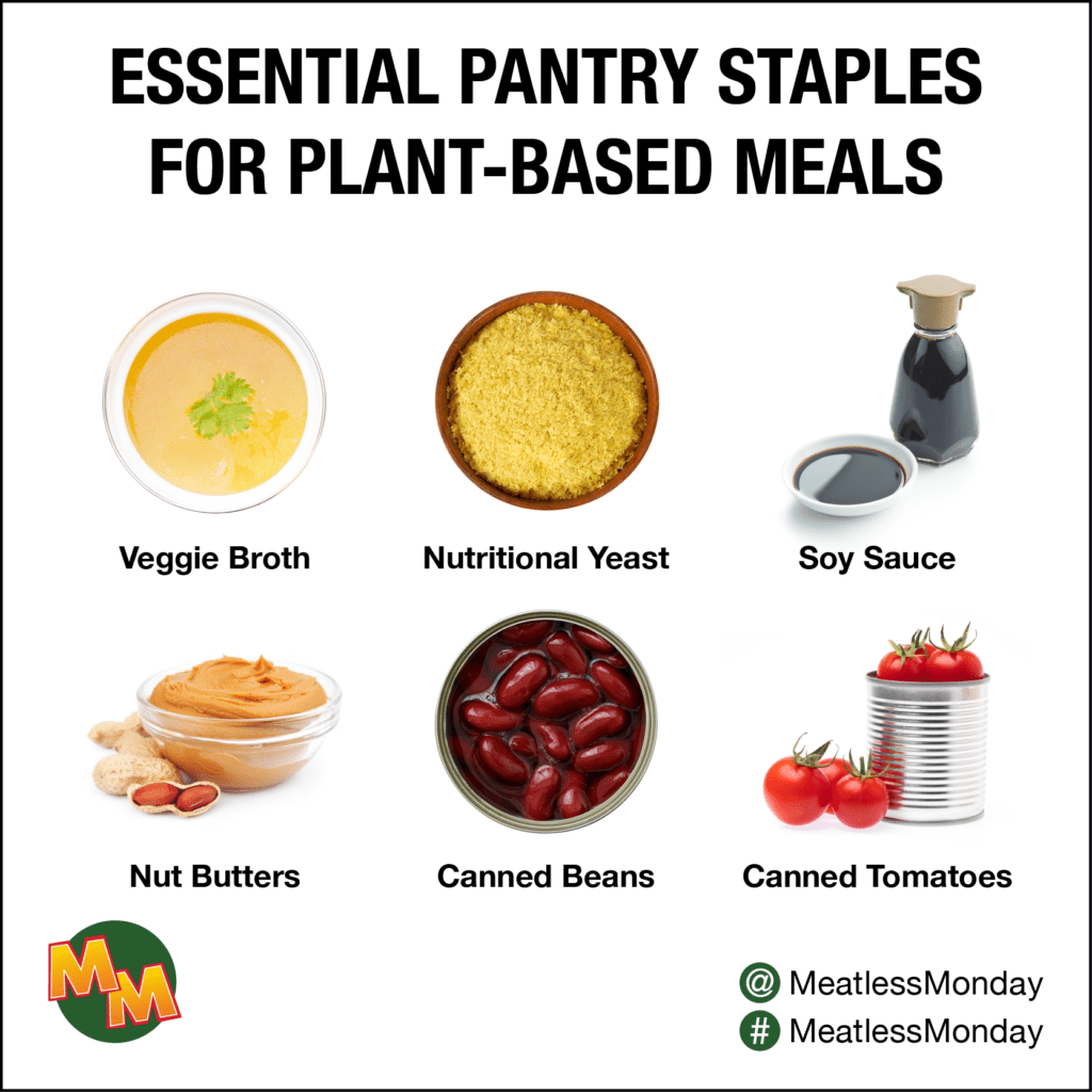 Meatless Monday Graphic Essential Pantry Staples 1024x1024 